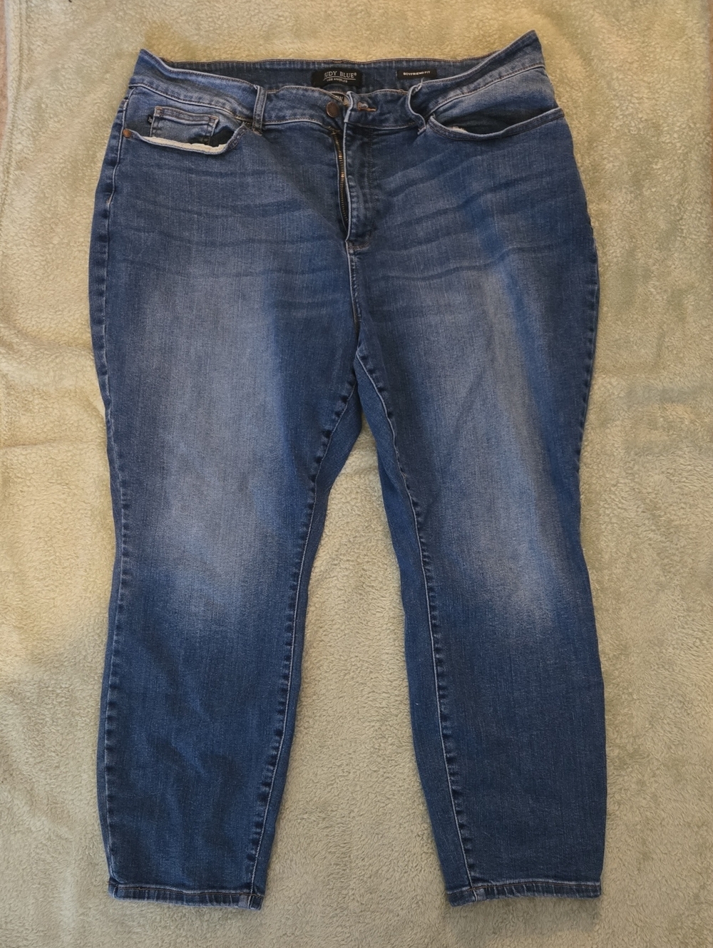 Judy Blue Classic Blue Skinny Jeans with Fading